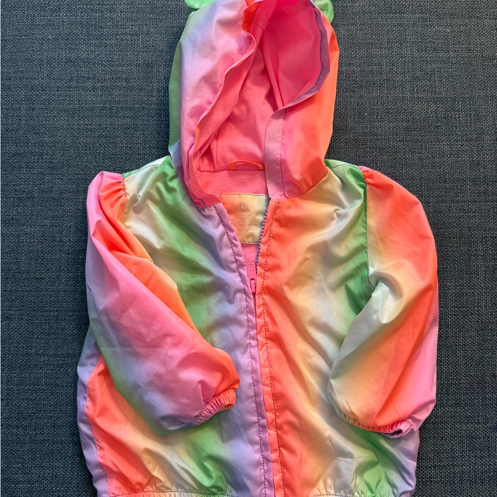 GAP Kids Rainbow Jacket with Hood